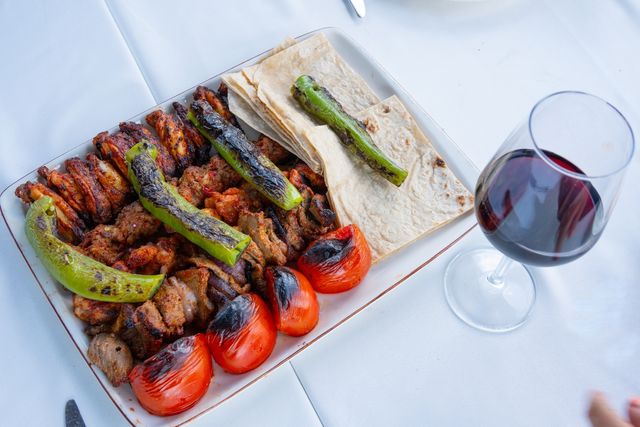 알리 오카크바시 레스토랑의 화려한 케밥 [사진/성연재 기자] 