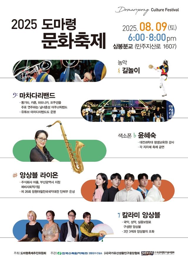 도마령 문화축제 팸플릿