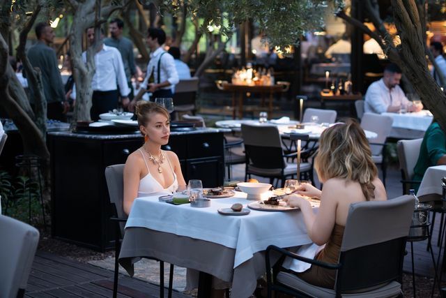 오디 우를라의 야외 식탁 [사진/성연재 기자]