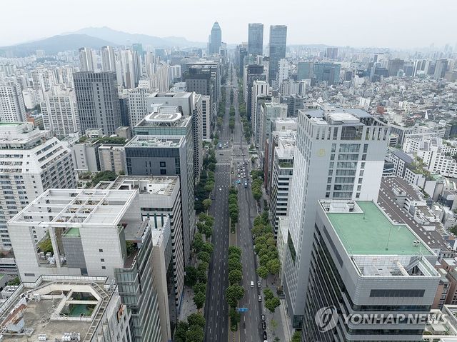 서울 강남구 테헤란로 일대