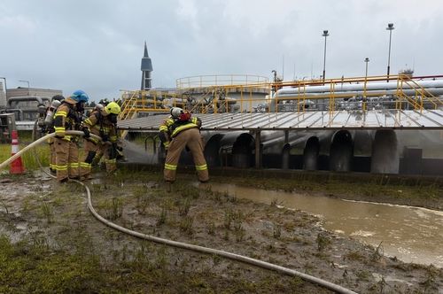 가스 누출 추정 배관