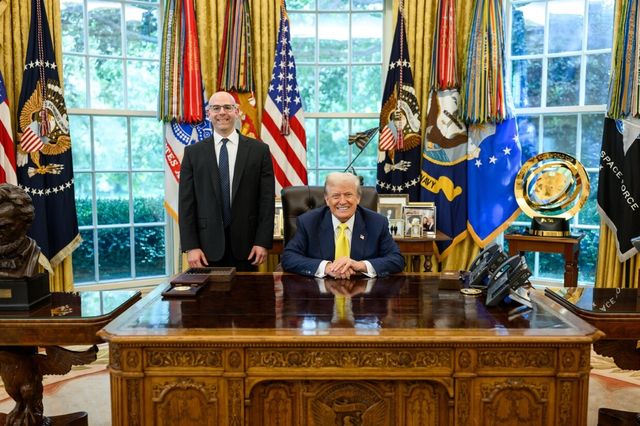 트럼프 대통령과 미란 연준 이사 지명자