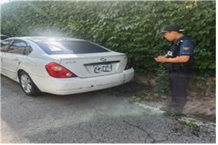 평택경찰서 집중 단속 현장