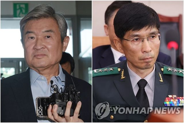 조태용 전 국가정보원장(왼쪽)·임기훈 전 대통령실 국방비서관