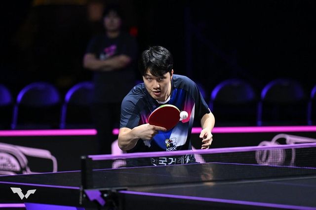 WTT 챔피언스 요코하마에 출전한 안재현 