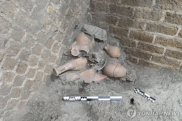 폼페이 유적 측이 화산 분화 후 재정착 증거로 제시한 새로운 유물