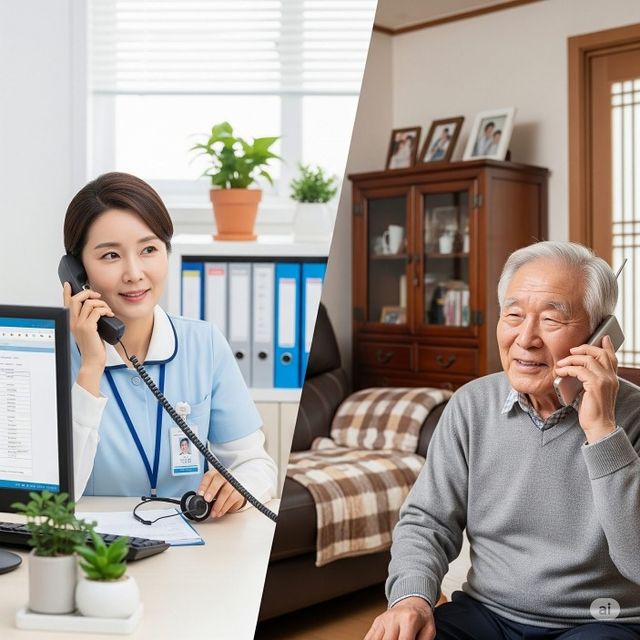 성남시 노인맞춤 돌봄서비스(AI 생성 이미지)