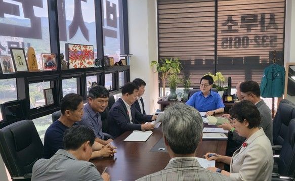 박지원 의원, 지역 현안 해결 간담회