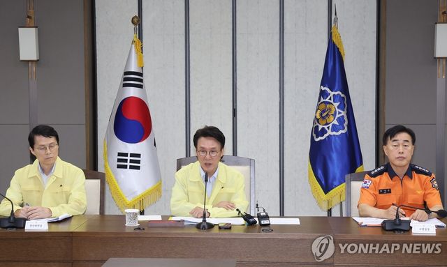 국가테러대책위원회, 발언하는 김민석 총리