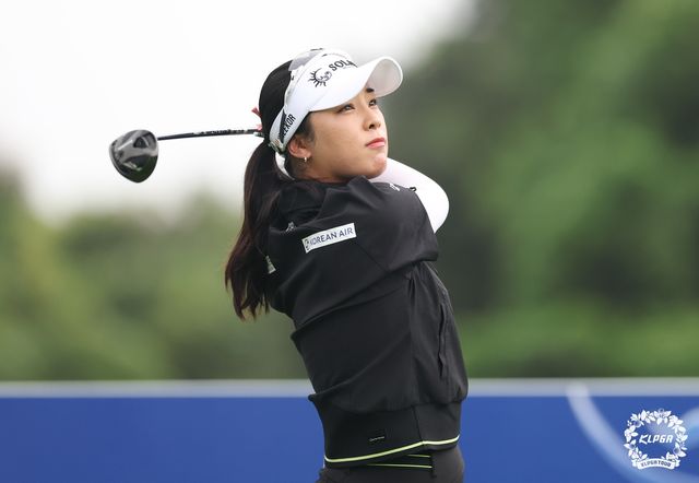 윤이나의 티샷.