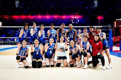 VNL에 출전한 일본 여자대표팀 선수들