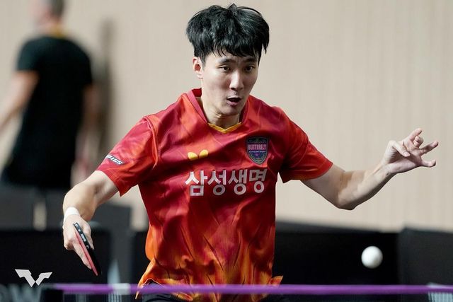 WTT 챔피언스 요코하마에 출전한 삼성생명의 이상수