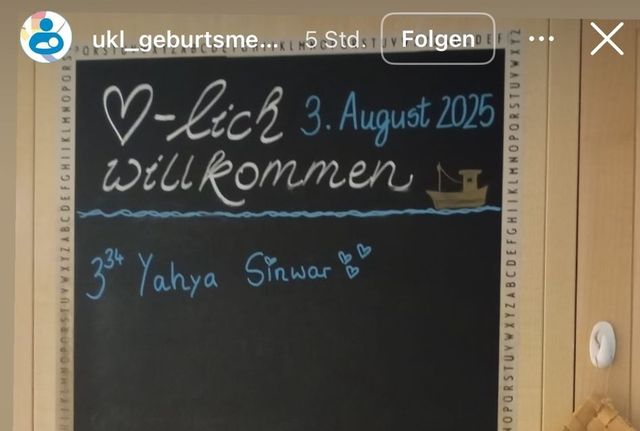 독일 병원 '야히야 신와르 환영'