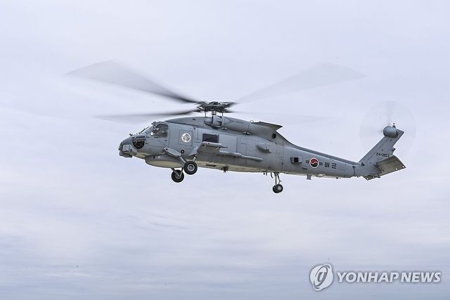 해군 MH-60R, 국내 첫 비행