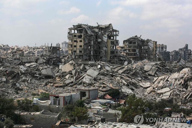 가자 시티의 8일 모습