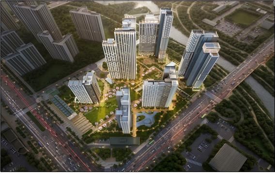 대치쌍용1차 아파트 재건축사업 정비계획 투시도