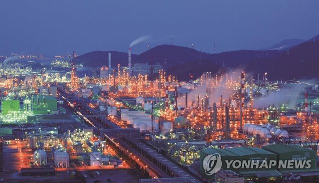 여수국가산업단지 야경