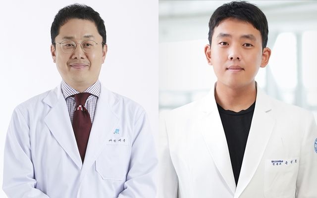 왼쪽부터 심세훈, 윤성훈 교수