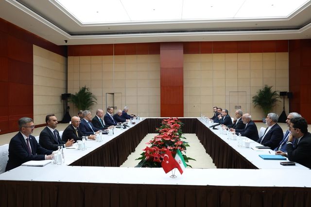 SCO 사이드라인 튀르키예-이란 정상회담