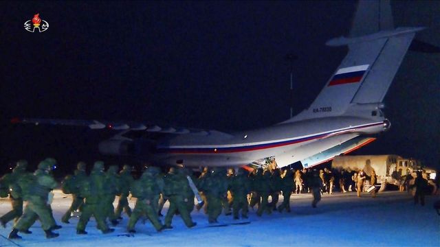 러시아 쿠르스크 전선에 배치된 북한군