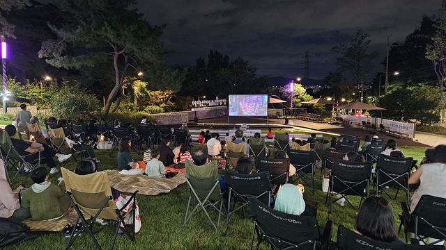 지난해 영화상영 모습