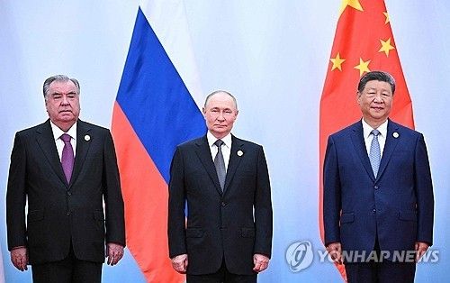 중국에 간 푸틴