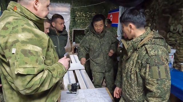 러시아 쿠르스크 전선에 배치된 북한군