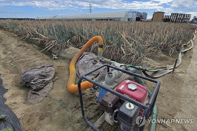 최악 가뭄 속 농업용수 중단