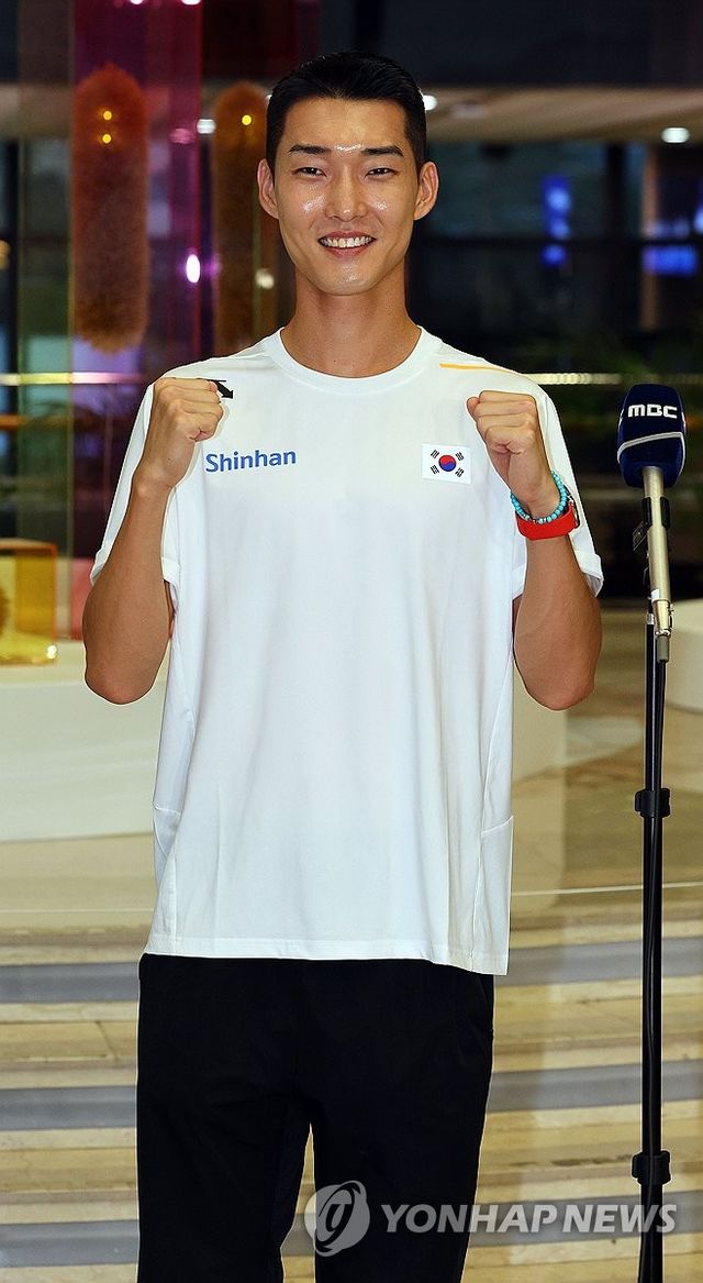 '스마일 점퍼' 우상혁 파이팅