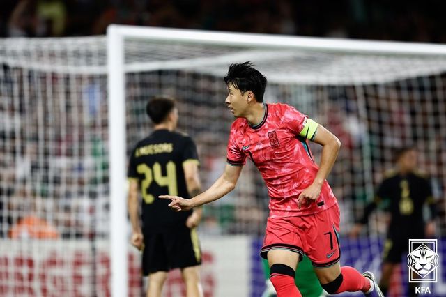 동점골 넣은 손흥민