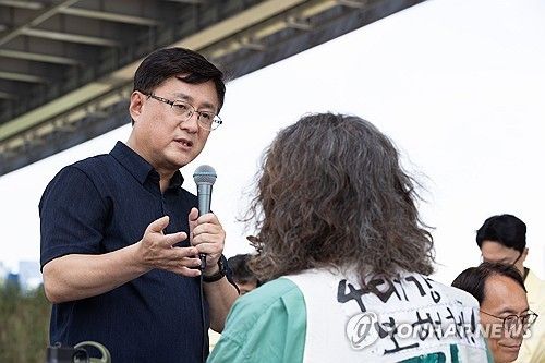 세종보 찾은 김성환 환경부 장관