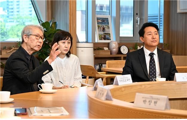 오세훈, '프리츠커상' 야마모토 리켄 면담…공동주택 역할 논의