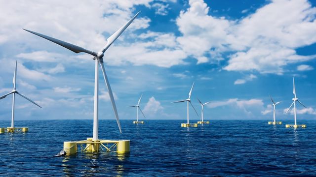 부유식 풍력발전 하부구조물 이미지