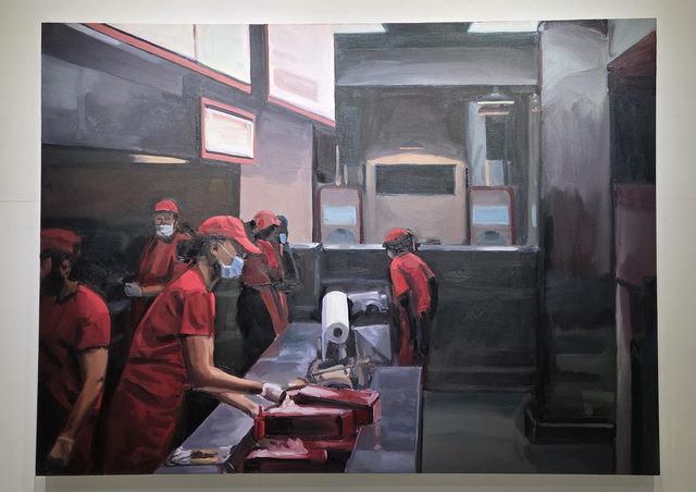 토머스 캐머런 작 '패스트푸드 노동자들'