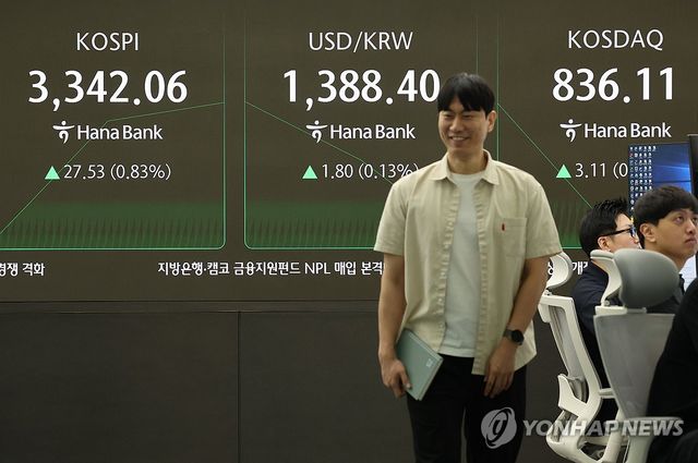 이틀 연속 사상 최고치 경신한 코스피