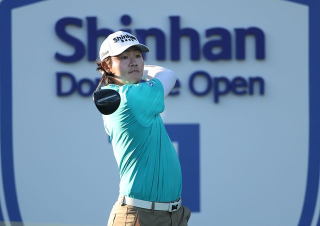 김성현의 1라운드 경기 모습. 