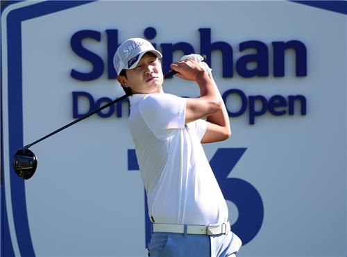 양지호의 1라운드 경기 모습. 