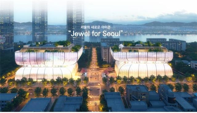 압구정 갤러리아 백화점 디자인혁신 사업계획 조감도(외관)