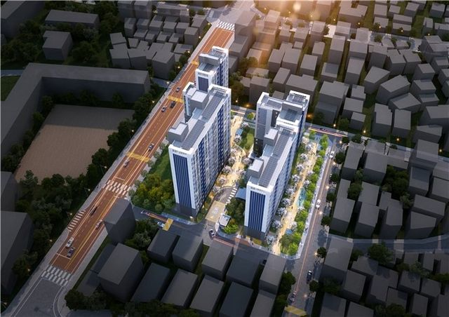 강북구 미아동 90-45번지 일대 모아주택 조감도