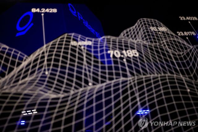 팔란티어의 군사용 AI 서비스 화면 