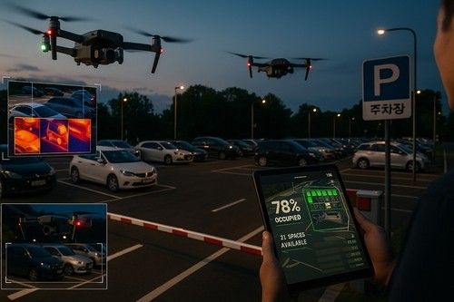 대회 주차장 해소 첨단기술 동원