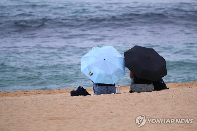 비 내리는 강릉