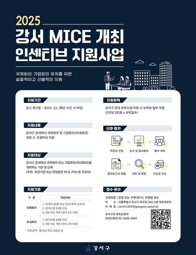 강서구 MICE 개최 인센티브 지원사업