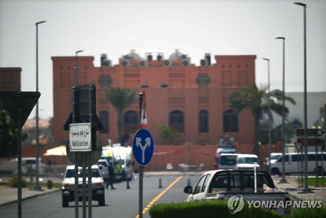 이스라엘 공습 표적됐던 카타르의 한 건물 