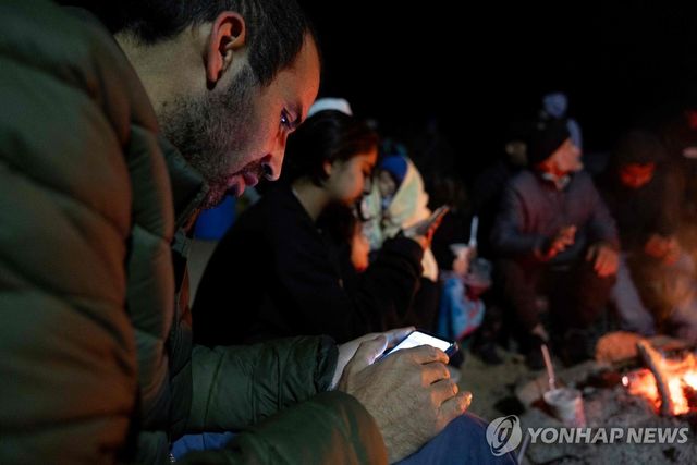 지난 1월 미국 행정부의 난민 입국 금지 정책으로 멕시코 국경서 머무르는 아프가니스탄 난민