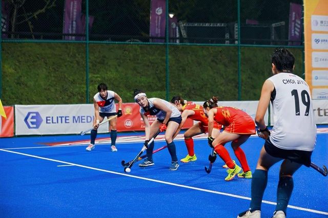 한국과 중국의 경기 모습. 