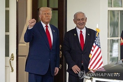 트럼프 대통령과 네타냐후 총리