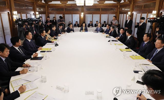 정청래 대표, 고위당정협의회 발언