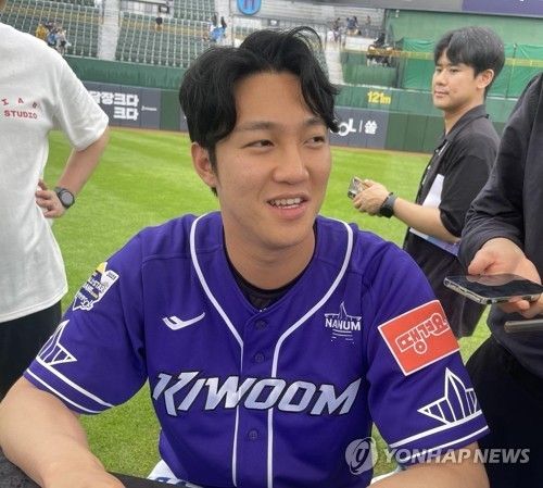 2023년 올스타전 출전 당시의 키움 안우진