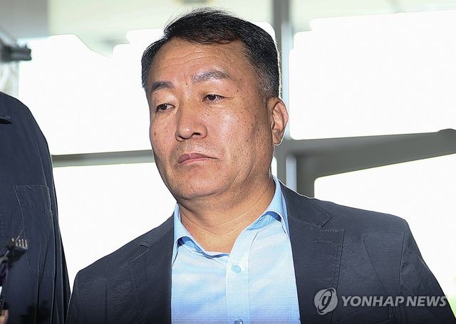 특검 향하는 김계환 전 해병대사령관